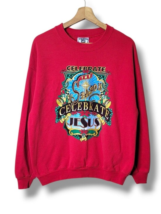 Lee Tops - Vintage Lee Christmas Sweatshirt Large